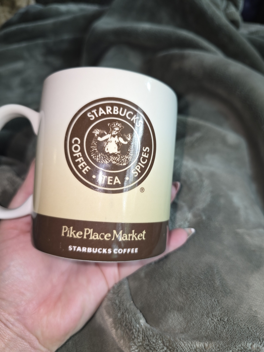 Starbucks Pike Place Market Beige Ceramic Coffee Mug - Picture 5 of 5